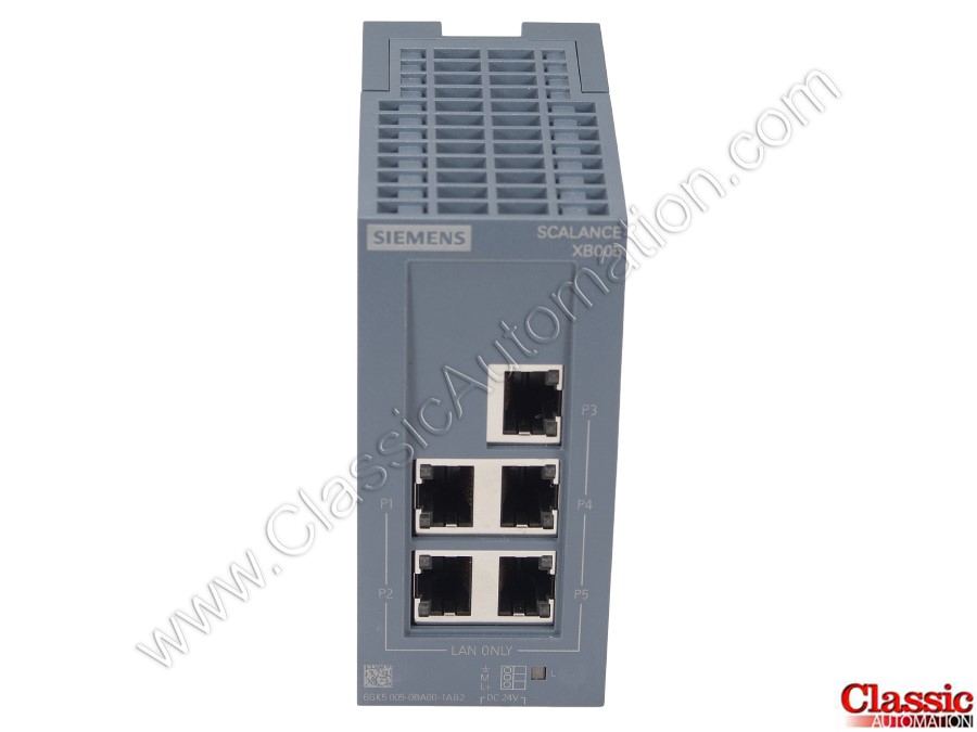 Siemens 6GK5005-0BA00-1AB2 Unmanaged Industrial Ethernet Switch 