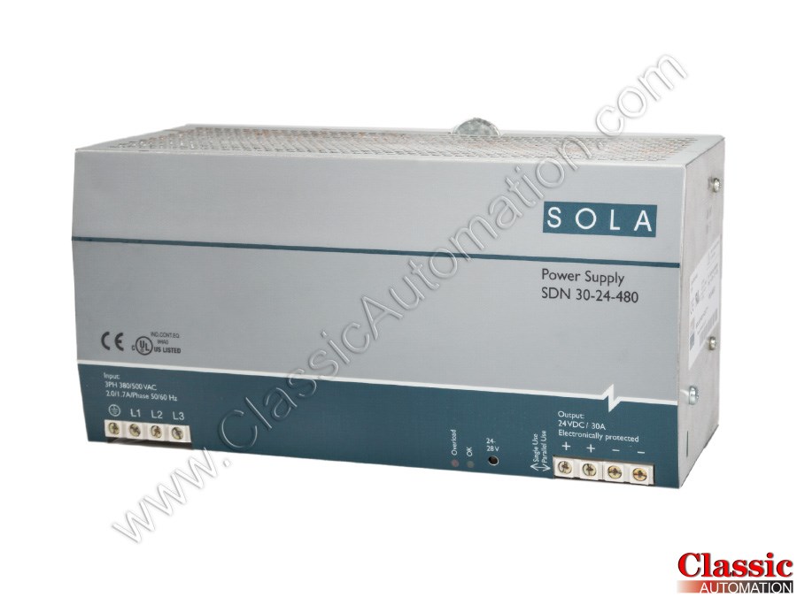 SOLA SDN-30-24-480 Refurbished & Repairs