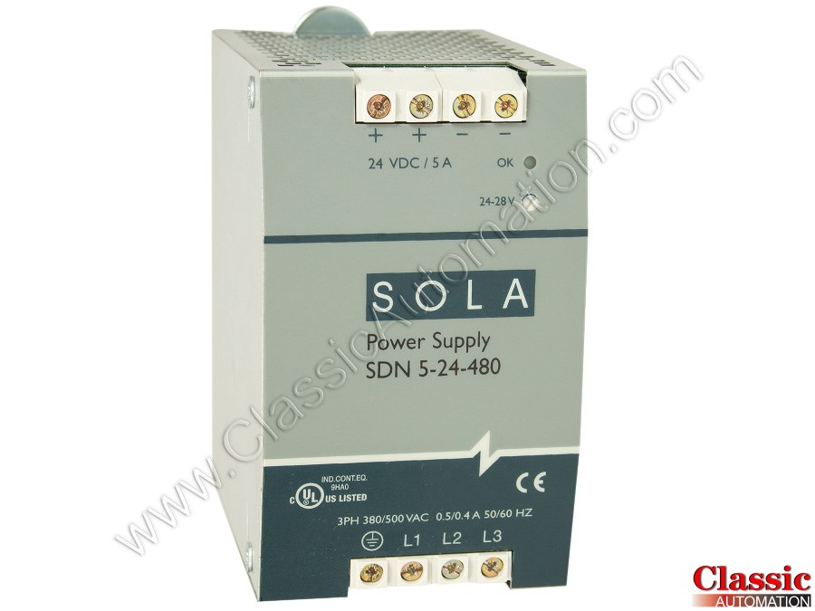 Emerson, SOLA SDN 5-24-480 Refurbished & Repairs
