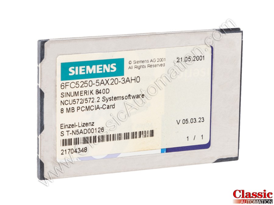 Siemens 6FC5250-5AX20-3AH0 