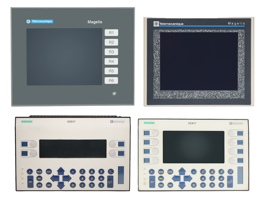 Telemecanique controllers/processors refurbished parts panels warranty 