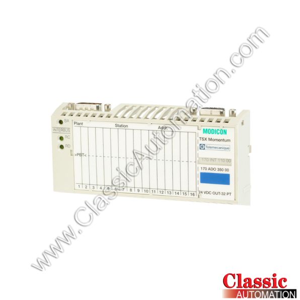 Modicon Part Number 170INT11000 Modicon Part Number 170INT11000