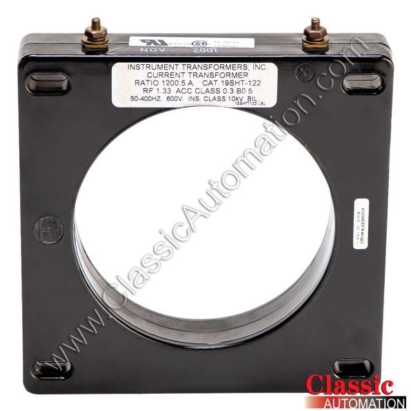Instrument Transformers Part Number 19SHT-122 Instrument Transformers Part Number 19SHT-122