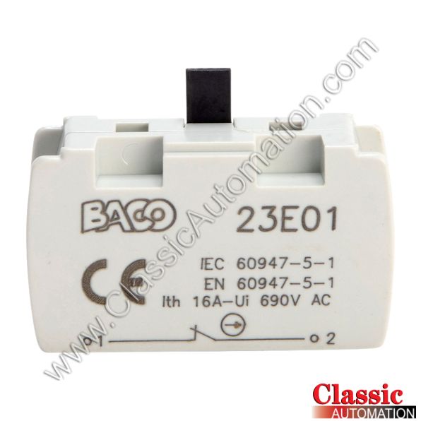 Baco Controls Part Number 23E01 Baco Controls Part Number 23E01