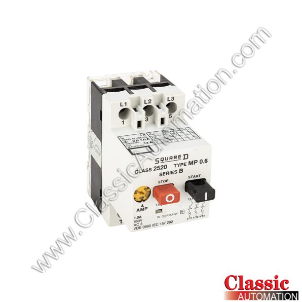Square D Part Number 2520-MP0.6 Square D Part Number 2520-MP0.6