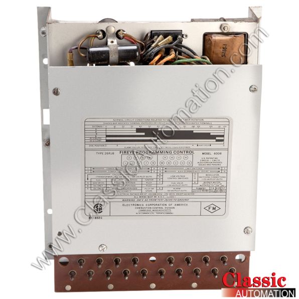 Fireye Part Number 26RJ8-6008 Fireye Part Number 26RJ8-6008