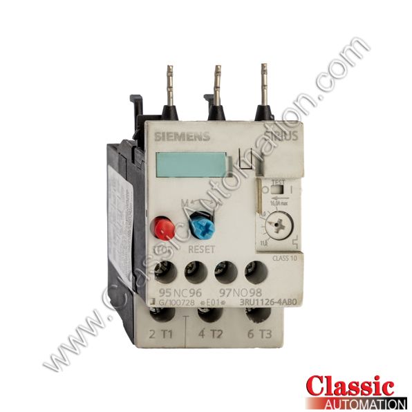 Siemens Part Number 3RU1126-4AB0 Siemens Part Number 3RU1126-4AB0