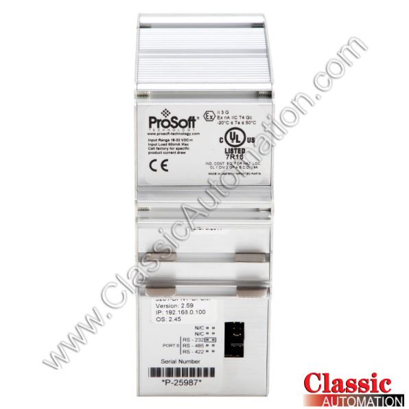 Prosoft Part Number 5201-DFNT-DFCM Prosoft Part Number 5201-DFNT-DFCM