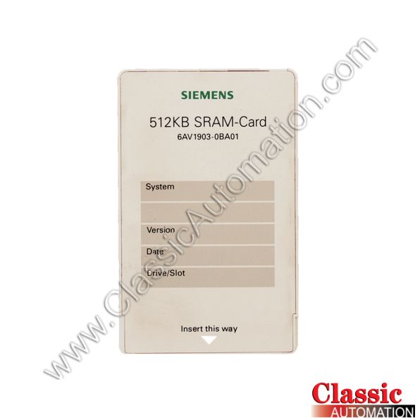 Siemens Part Number 6AV1903-0BA01 Siemens Part Number 6AV1903-0BA01