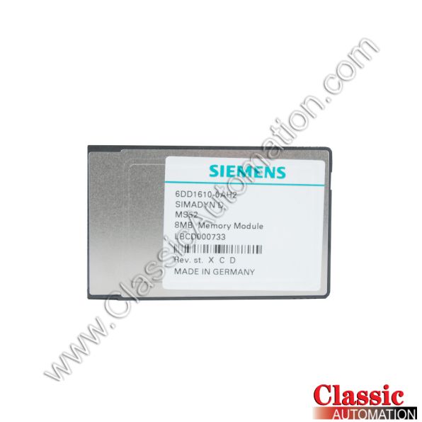 Siemens Part Number 6DD1610-0AH2 Siemens Part Number 6DD1610-0AH2