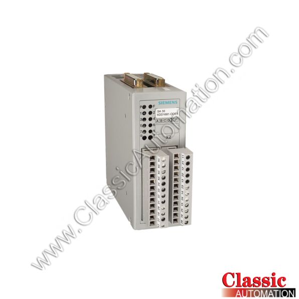 Siemens Part Number 6DD1681-0DE1 Siemens Part Number 6DD1681-0DE1