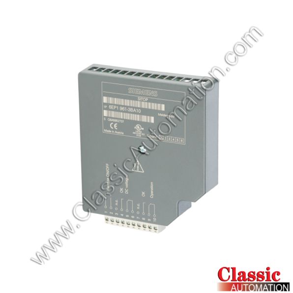 Siemens Part Number 6EP1961-3BA10 Siemens Part Number 6EP1961-3BA10