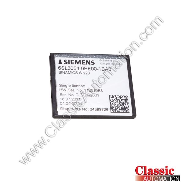 Siemens Part Number 6SL3054-0EE00-1BA0 Siemens Part Number 6SL3054-0EE00-1BA0