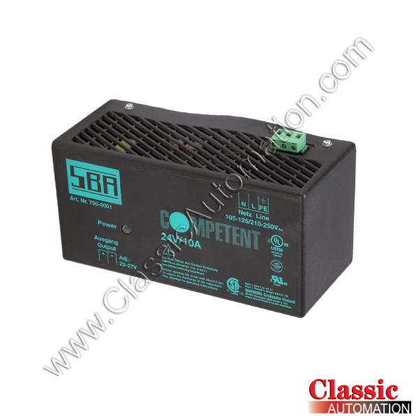 SBA Part Number 750-0001 SBA Part Number 750-0001