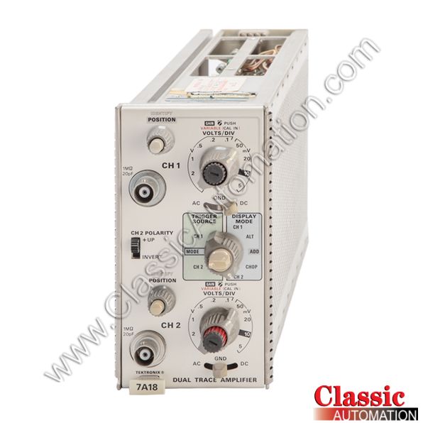 Tektronix Part Number 7A18 Tektronix Part Number 7A18