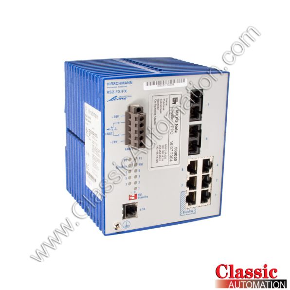Hirschmann Part Number RS2-FX/FX Hirschmann Part Number RS2-FX/FX