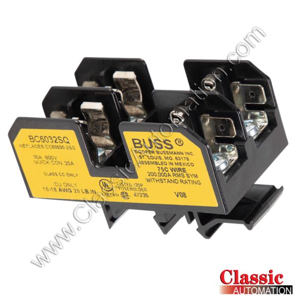 Bussmann Part Number BC6032SQ Bussmann Part Number BC6032SQ