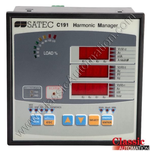 Satec Part Number C191-HM Satec Part Number C191-HM
