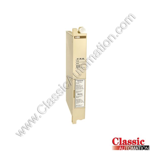 ABB Part Number 07 PS 60 R2 ABB Part Number 07 PS 60 R2