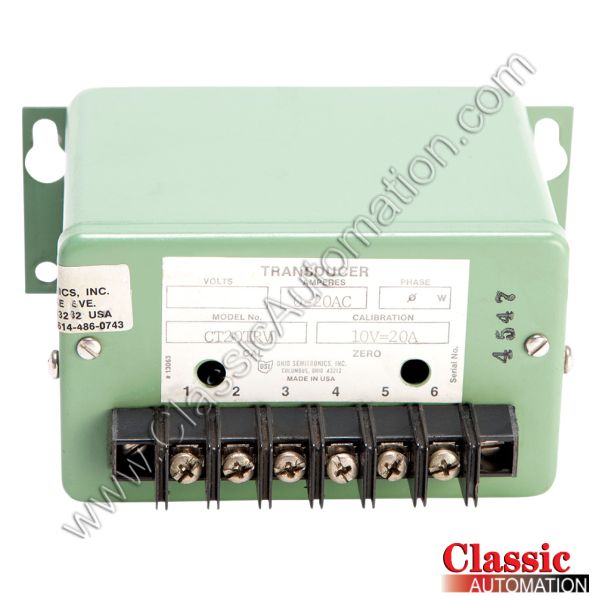 Ohio Semitronics Part Number CT20TRV Ohio Semitronics Part Number CT20TRV