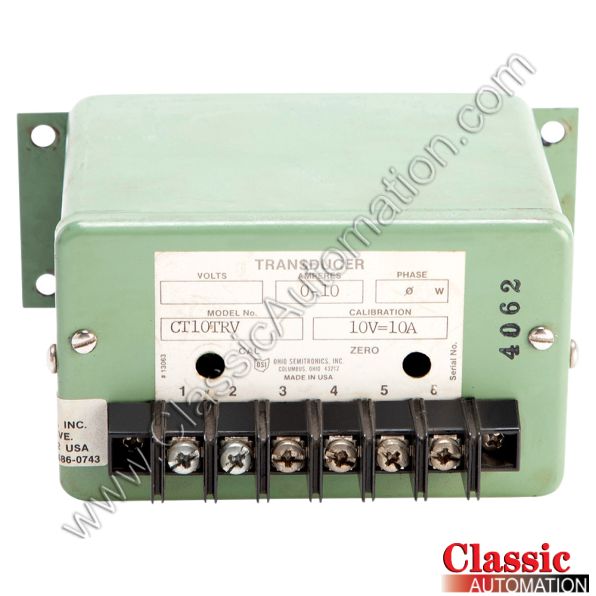 Ohio Semitronics Part Number CT10TRV Ohio Semitronics Part Number CT10TRV
