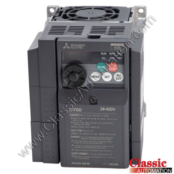 Mitsubishi Part Number FR-D740-036-NA Mitsubishi Part Number FR-D740-036-NA