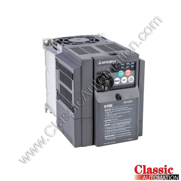 Mitsubishi Part Number FR-D740-050-NA Mitsubishi Part Number FR-D740-050-NA