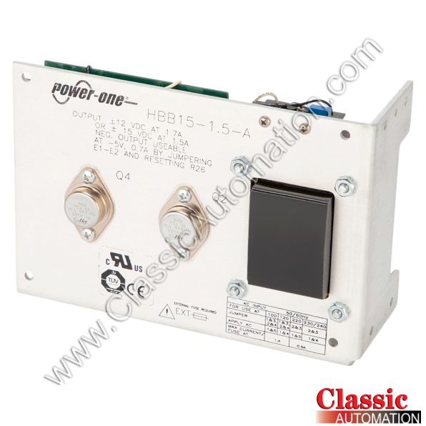 Power-One Part Number HBB15-1.5-A Power-One Part Number HBB15-1.5-A