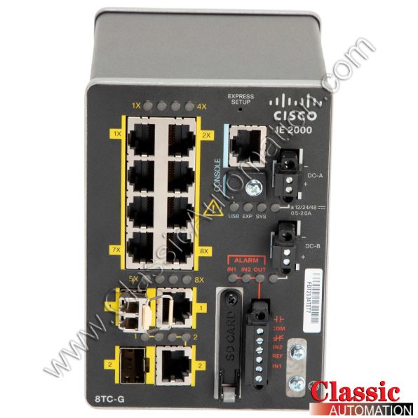 Cisco IE-2000-8TC-G-B
Cisco IE-2000-8TC-G-B