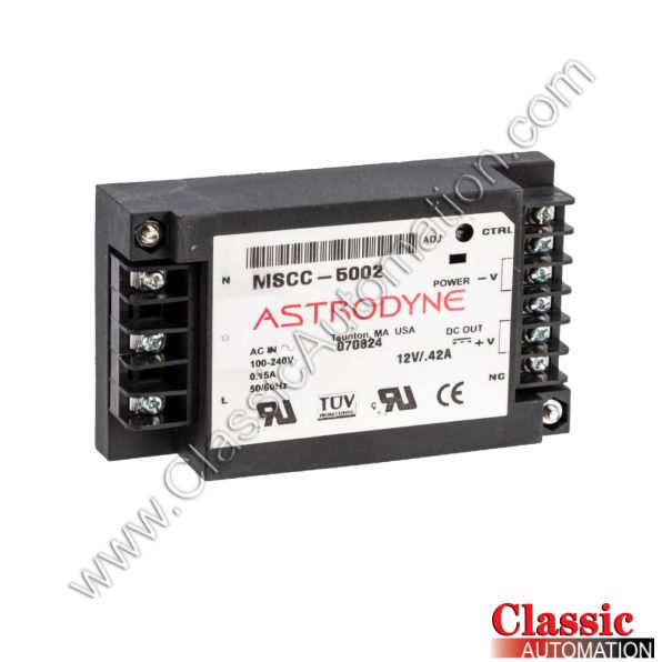 Astrodyne Part Number MSCC-5002 Astrodyne Part Number MSCC-5002