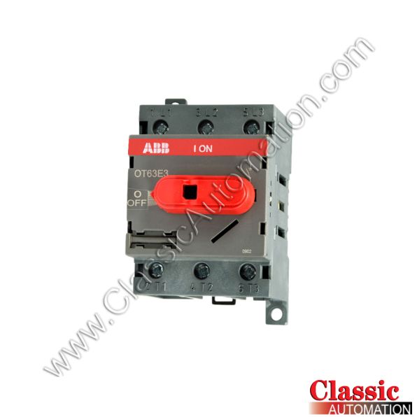 ABB Part Number OT63E3 ABB Part Number OT63E3