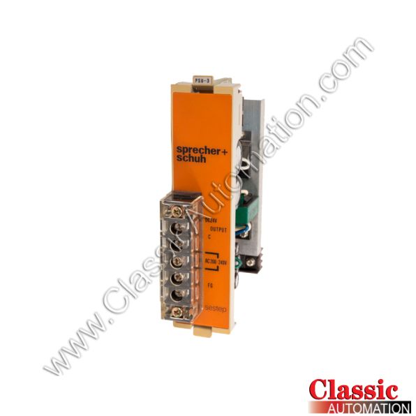 Sprecher + Schuh Part Number PSU-3 Sprecher + Schuh Part Number PSU-3