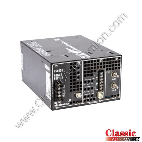 ACDC Electronics Part Number RSF500 ACDC Electronics Part Number RSF500