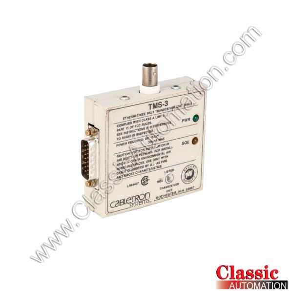 Cabletron Systems Part Number TMS-3 Cabletron Systems Part Number TMS-3