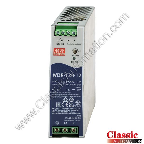 WDR-120-12
Power Supply WDR-120-12
Power Supply