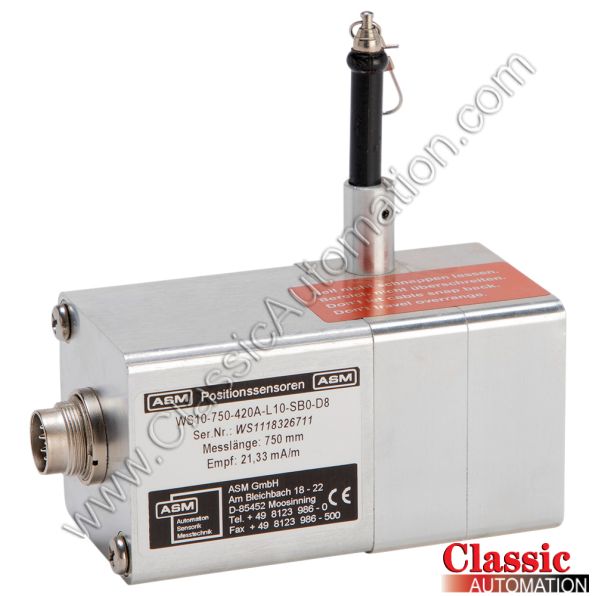 ASM Part Number WS10-750-420A-L10-SB0-D8 ASM Part Number WS10-750-420A-L10-SB0-D8