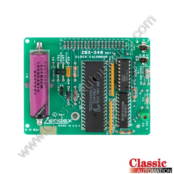 Zendex Part Number ZBX-348 Zendex Part Number ZBX-348